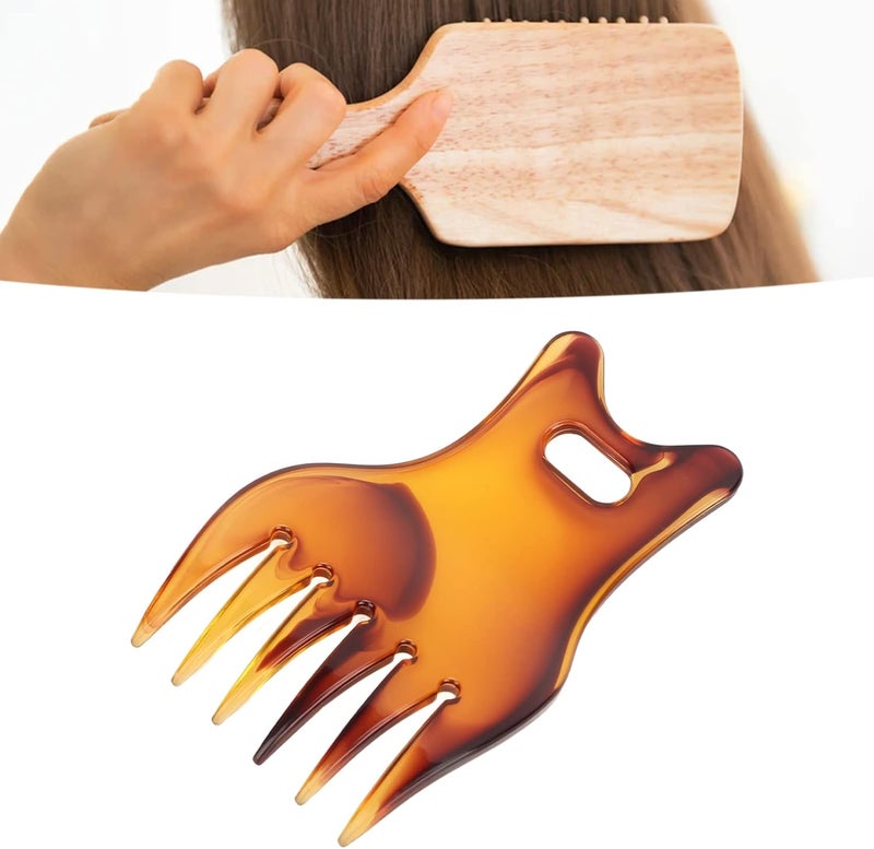 woobles 3pcs Wide Teeth Texture Comb,Texture Comb, Texturizing Comb for Retro Oil Head Slicked Back Hairstyle - Image 2